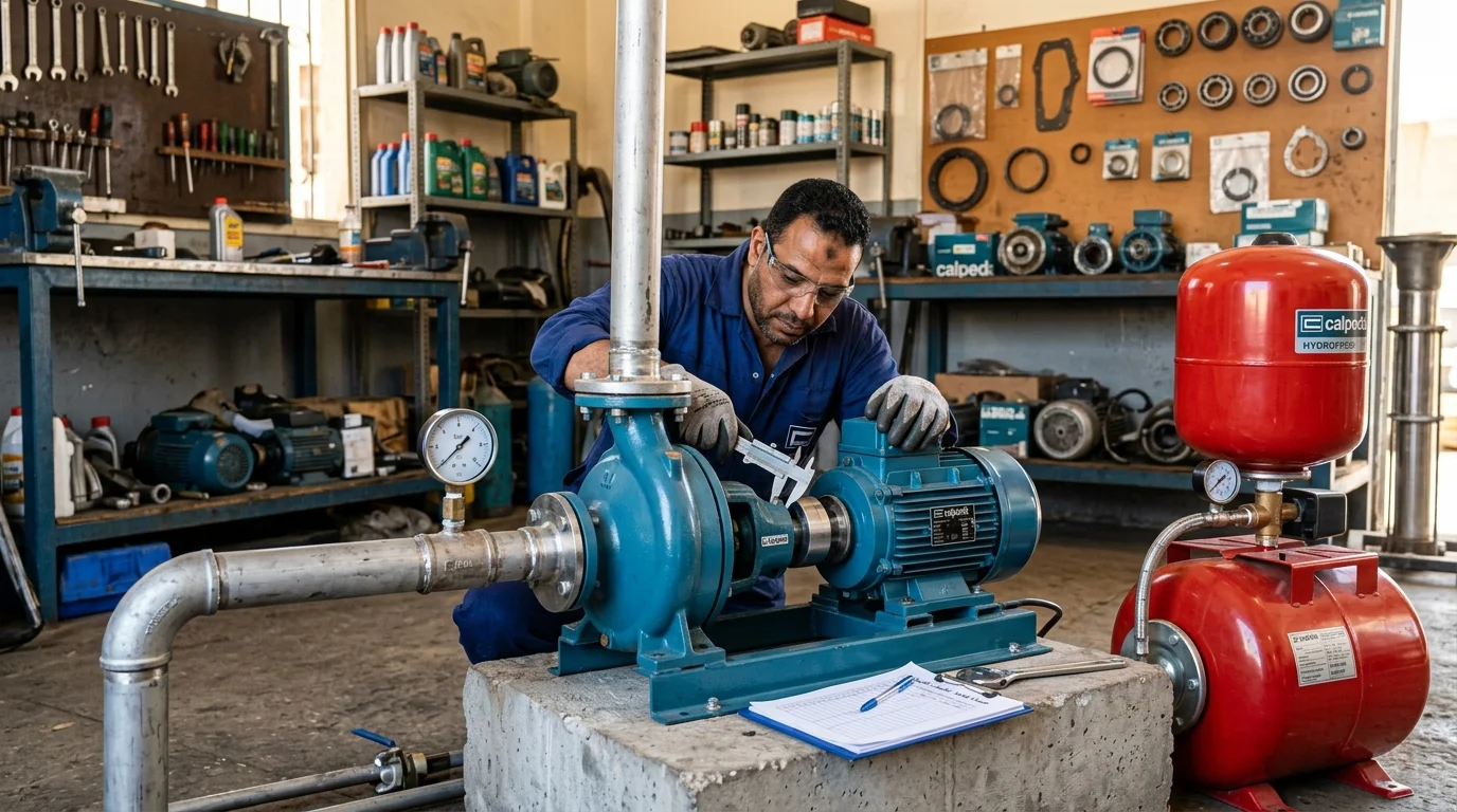 صيانة طلمبات كالبيدا أهم خطوات الفحص الدوري وكيف تحافظ على كفاءة الطلمبة